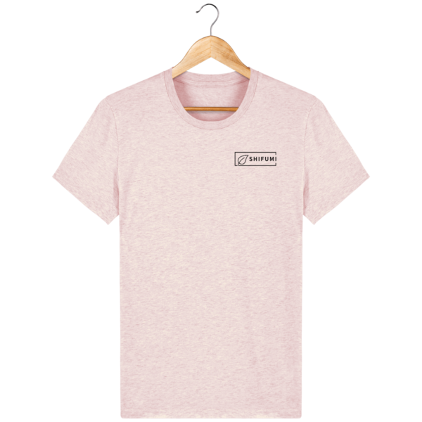 t-shirt-shifumi-homme_cream-heather-pink_face